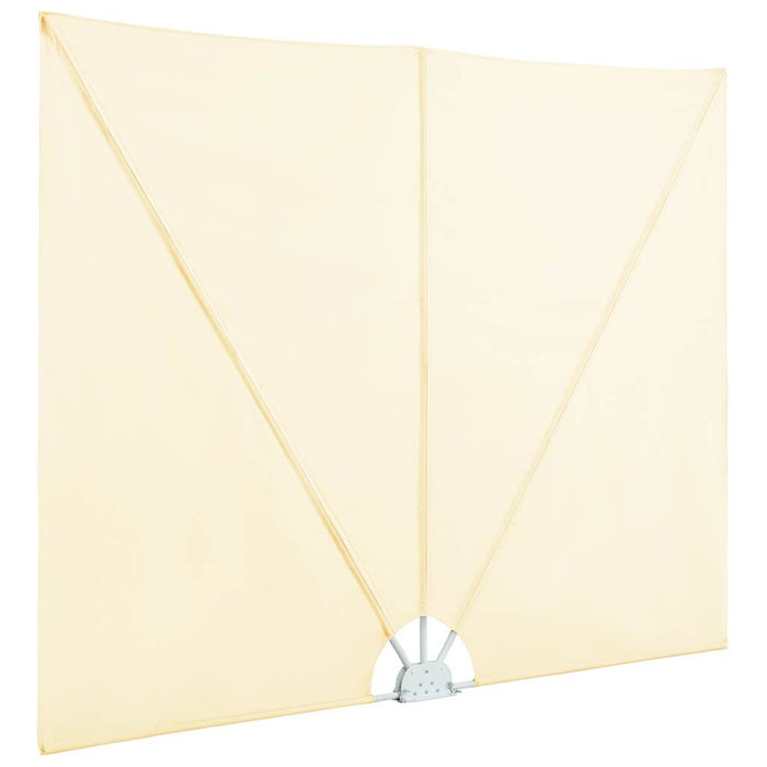 Copertină laterală pliabilă de terasă, crem, 300x150 cm WALTI