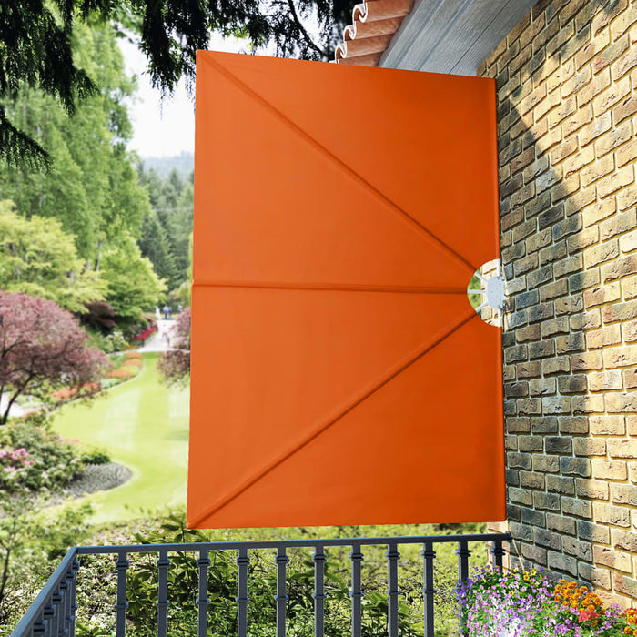 Copertină laterală pliabilă de terasă, cărămiziu, 240x160 cm - WALTI WALTI