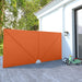 Copertină laterală pliabilă de terasă, cărămiziu, 400x200 cm - WALTI WALTI