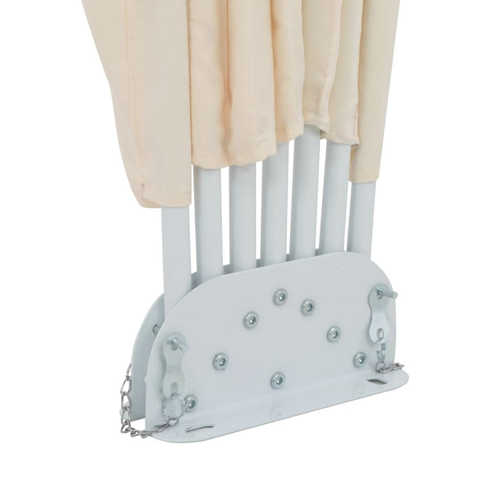 Copertină laterală pliabilă de terasă, crem, 200 cm - WALTI WALTI