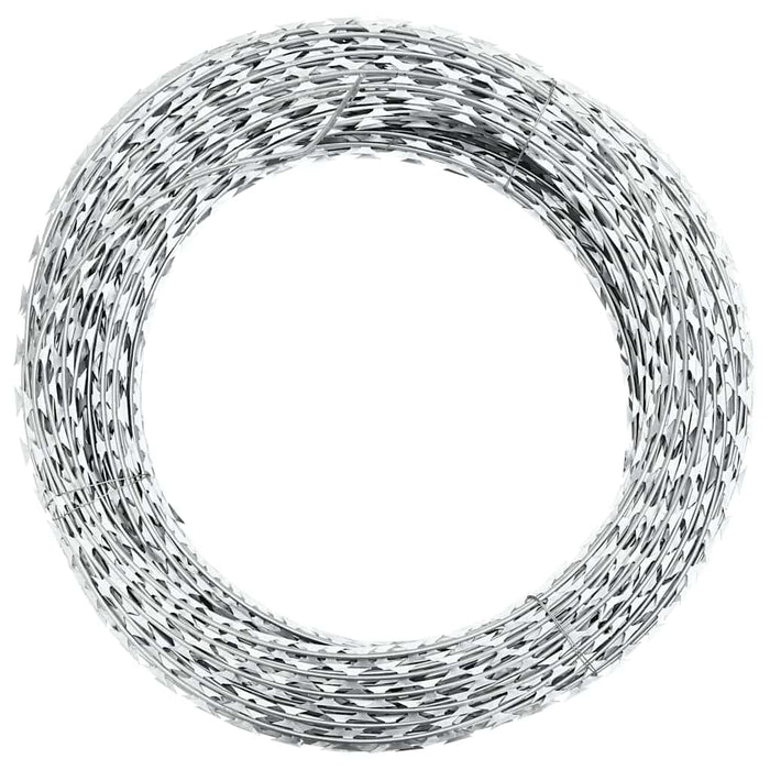 Concertina Sârmă ghimpată NATO, oțel galvanizat, 300 m - WALTI WALTI