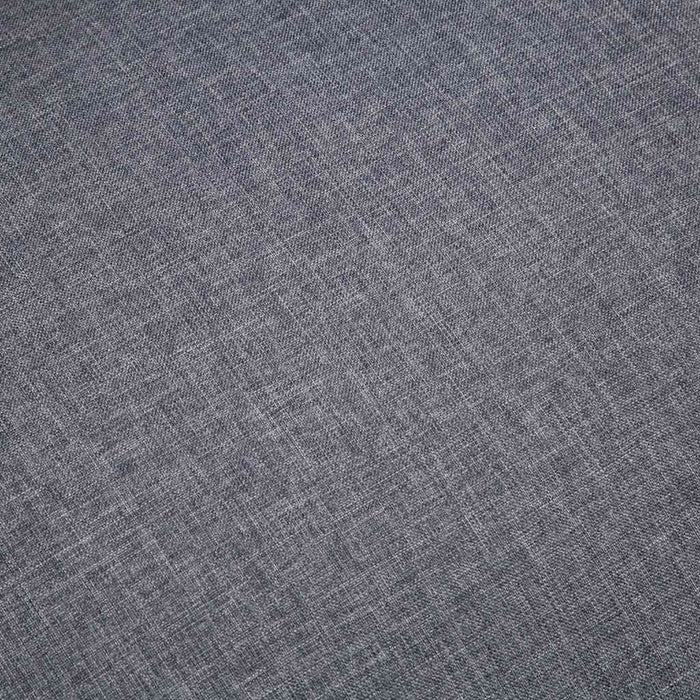 Set canapea de 3 persoane, 2 piese, material textil, gri închis WALTI