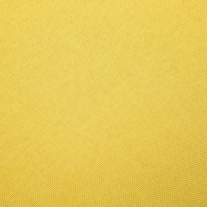 Set canapea de 3 persoane, 2 piese, material textil, galben WALTI
