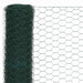 Plasă de sârmă găini, verde, 25 x 1,5 m, oțel cu înveliș PVC - WALTI WALTI