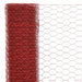 Plasă de sârmă găini, roșu, 25 x 1,2 m, oțel cu înveliș PVC - WALTI WALTI