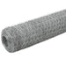 Plasă de sârmă găini, argintiu, 25 x 1,5 m, oțel galvanizat - WALTI WALTI