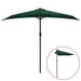 Umbrelă de soare pentru balcon, tijă aluminiu, verde, 270x144cm - WALTI WALTI