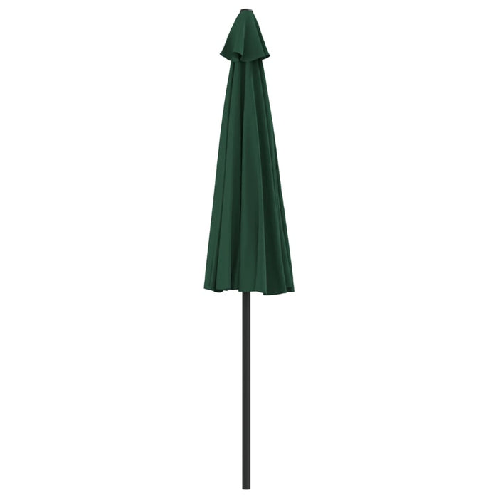Umbrelă de soare pentru balcon, tijă aluminiu, verde, 270x144cm - WALTI WALTI
