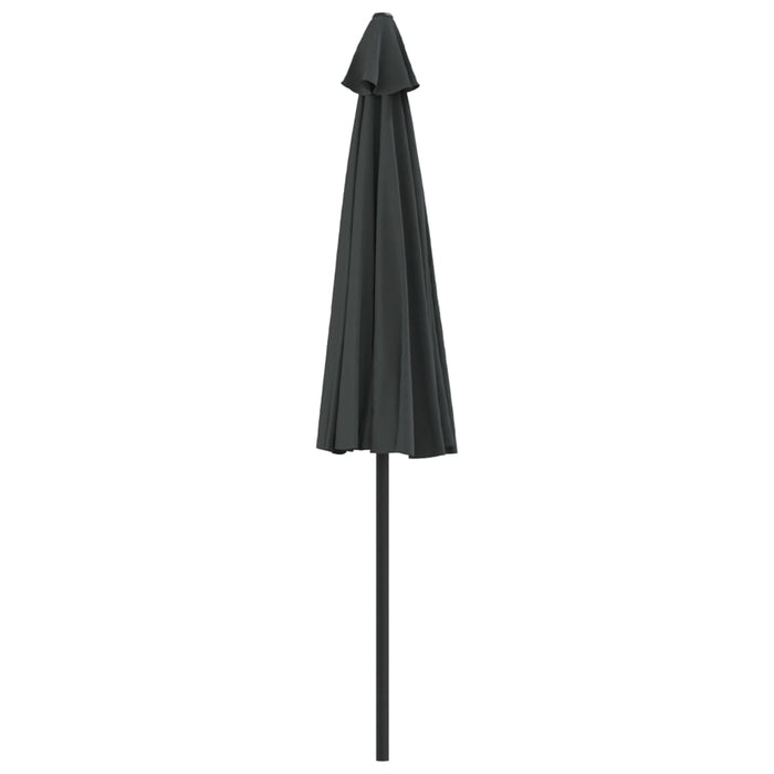 Umbrelă de soare de balcon, tijă aluminiu, antracit, 270x144 cm - WALTI WALTI