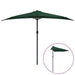 Umbrelă de soare de balcon, tijă aluminiu, verde, 300x155 cm - WALTI WALTI