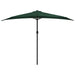 Umbrelă de soare de balcon, tijă aluminiu, verde, 300x155 cm - WALTI WALTI