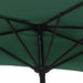Umbrelă de soare de balcon, tijă aluminiu, verde, 300x155 cm - WALTI WALTI