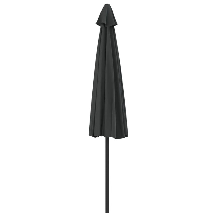 Umbrelă de soare de balcon, tijă aluminiu, antracit, 300x155 cm - WALTI WALTI