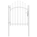Poartă de grădină, alb, 1 x 2 m, oțel - WALTI WALTI