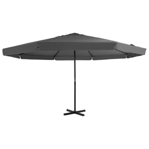Umbrelă de soare cu stâlp aluminiu, antracit, 500 cm - WALTI WALTI