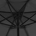 Umbrelă de soare cu stâlp aluminiu, antracit, 500 cm - WALTI WALTI