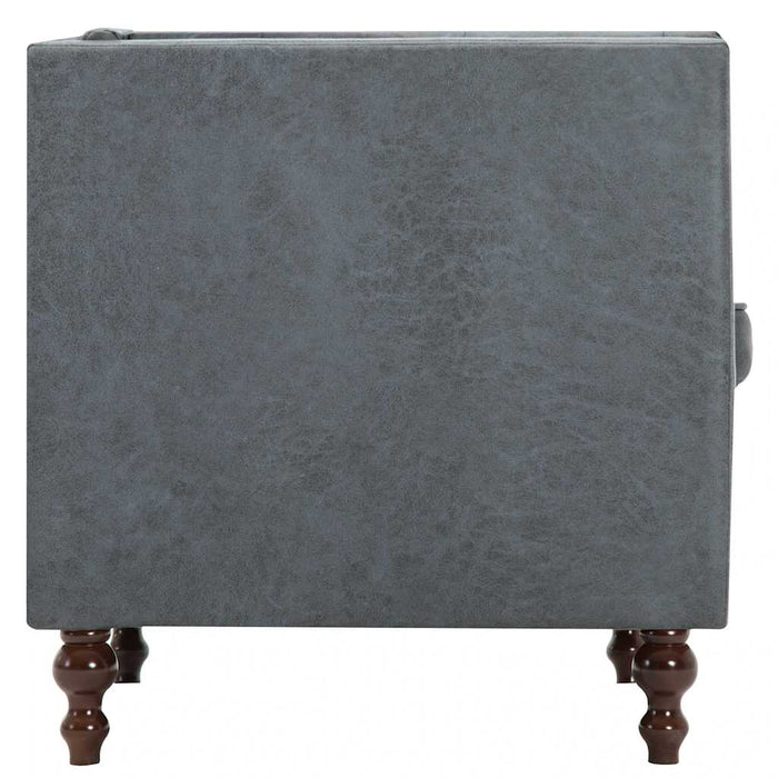 Fotoliu, gri, material textil WALTI