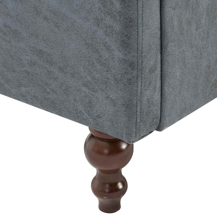 Fotoliu, gri, material textil WALTI