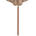 Umbrelă soare de exterior, stâlp metalic, 300 cm, gri taupe - WALTI WALTI