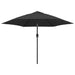 Umbrelă de soare de exterior, stâlp din metal, 300 cm, antracit - WALTI WALTI