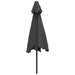 Umbrelă de soare de exterior, stâlp din metal, 300 cm, antracit - WALTI WALTI