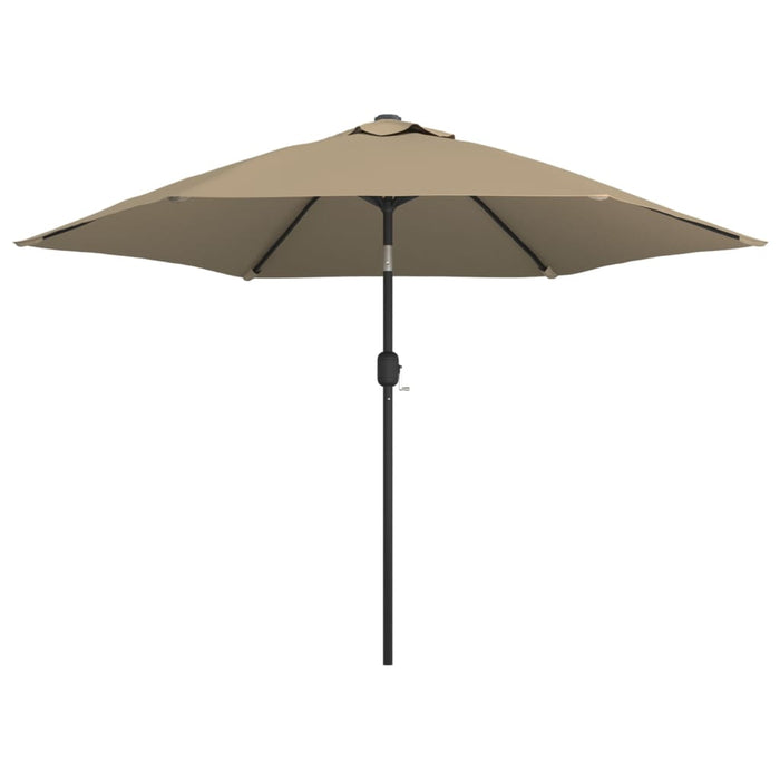 Umbrelă de soare de exterior, stâlp metalic, 300 cm, gri taupe - WALTI WALTI