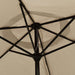 Umbrelă de soare de exterior, stâlp metalic, 300 cm, gri taupe - WALTI WALTI