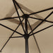 Umbrelă de soare exterior, stâlp metalic, gri taupe, 300x200 cm - WALTI WALTI