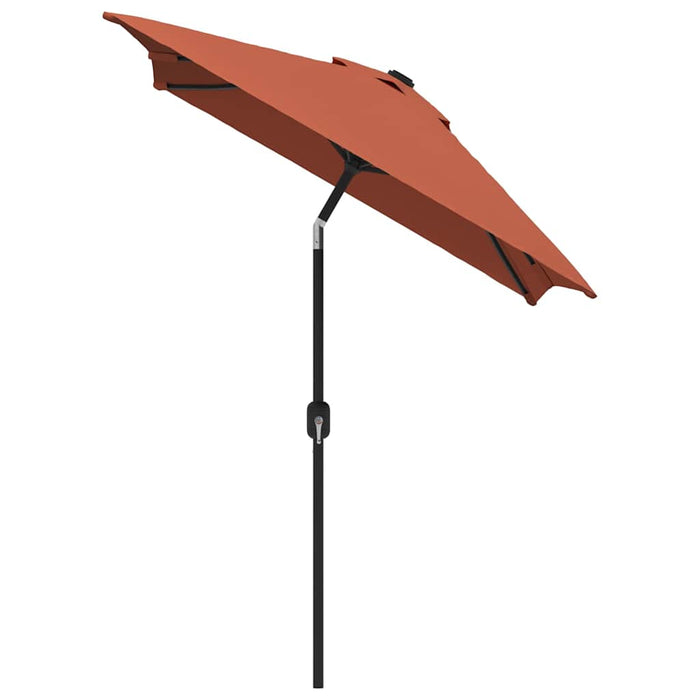 Umbrelă de soare exterior, stâlp metalic, cărămiziu, 300x200 cm - WALTI WALTI