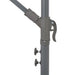 Umbrelă consolă de grădină cu stâlp din aluminiu, taupe, 300 cm - WALTI WALTI