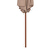 Umbrelă de soare de exterior cu stâlp din lemn, taupe, 270 cm - WALTI WALTI