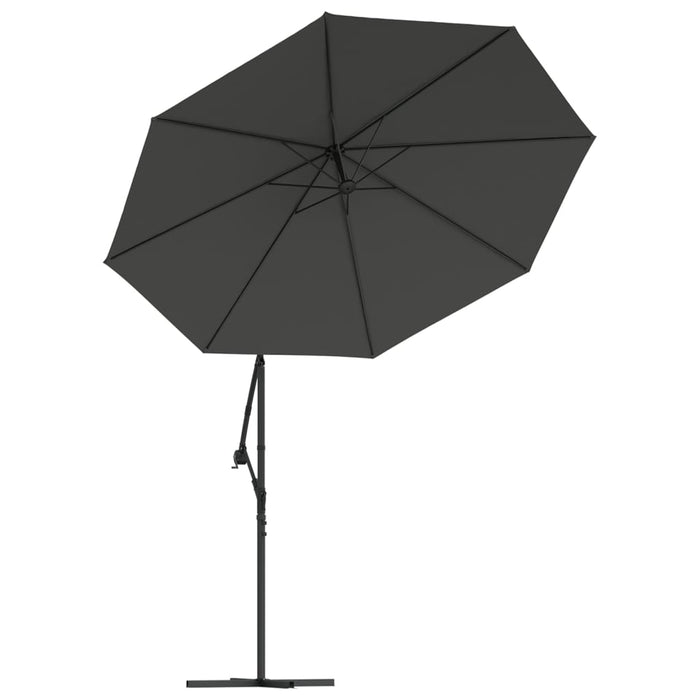 Umbrelă suspendată cu LED și stâlp din oțel, antracit, 300 cm - WALTI WALTI