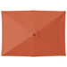 Umbrelă de soare de exterior, stâlp lemn, 150x200 cm, teracotă - WALTI WALTI