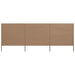Paravan anti-vânt cu 3 panouri, gri taupe, 400x120 cm, textil - WALTI WALTI