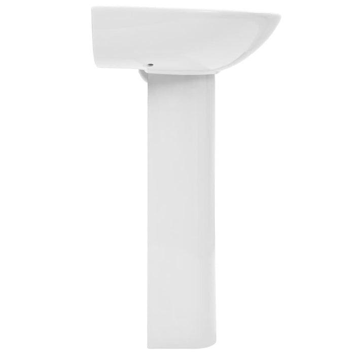 Chiuvetă de baie cu piedestal, alb, 520x440x190 mm, ceramică - WALTI WALTI