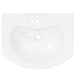 Lavoar cu piedestal, alb, 650 x 520 x 200 mm, ceramică - WALTI WALTI