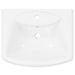 Lavoar cu piedestal, alb, 580 x 470 x 200 mm, ceramică - WALTI WALTI