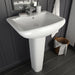 Lavoar cu piedestal, alb, 580 x 470 x 200 mm, ceramică - WALTI WALTI