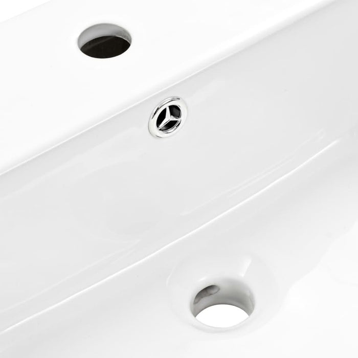 Chiuvetă ceramică suspendată pe perete, alb, 500x450x410 mm - WALTI WALTI