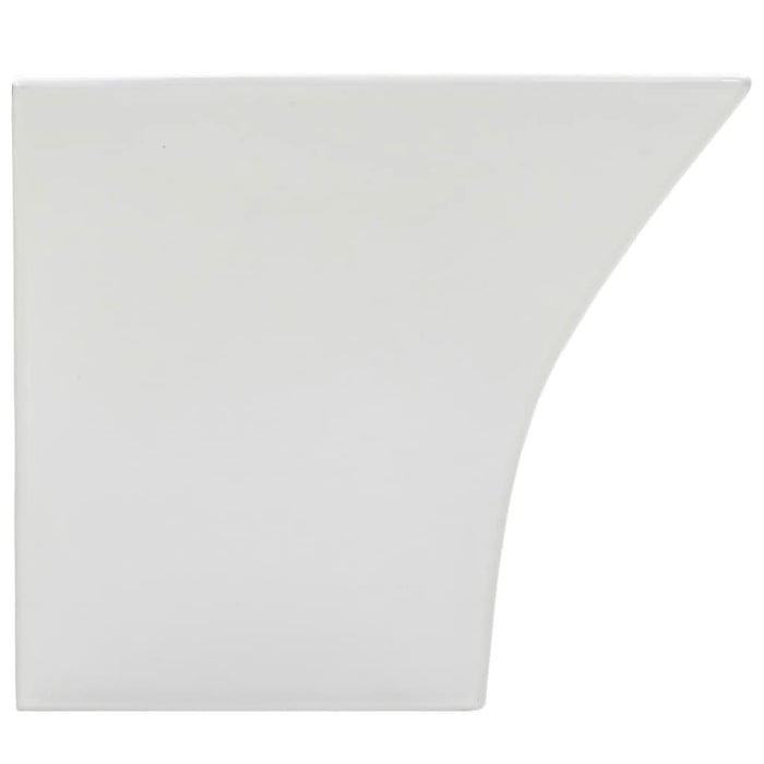 Chiuvetă ceramică suspendată pe perete, alb, 500x450x410 mm - WALTI WALTI