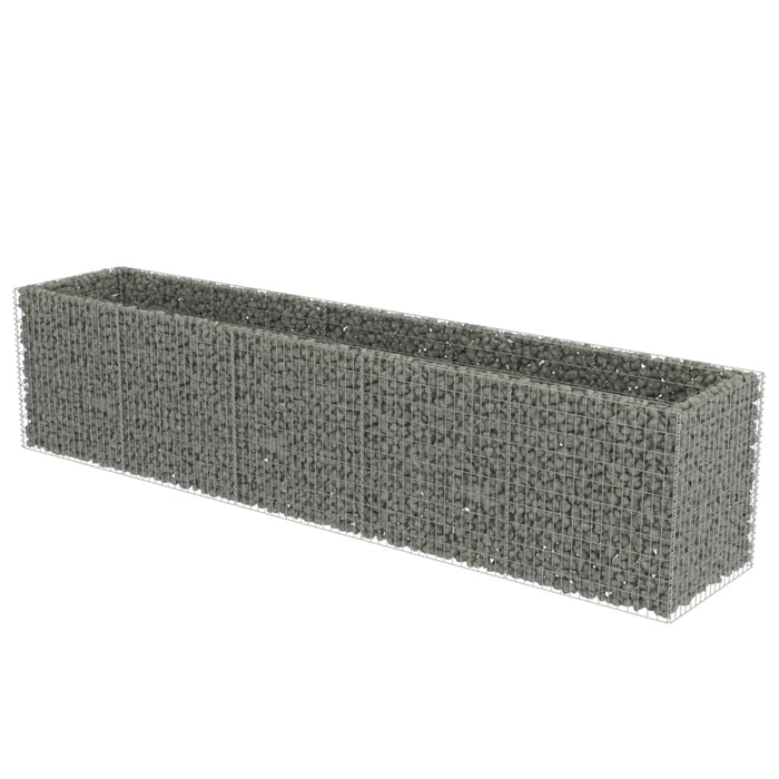 Strat înălțat gabion, 450 x 90 x 100 cm, oțel galvanizat - WALTI WALTI