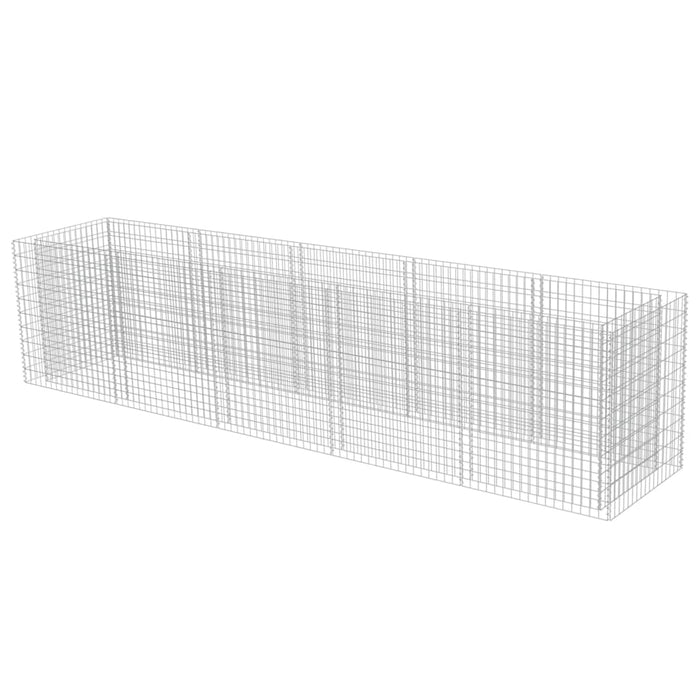 Strat înălțat gabion, 450 x 90 x 100 cm, oțel galvanizat - WALTI WALTI