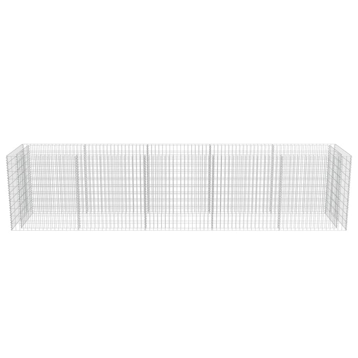 Strat înălțat gabion, 450 x 90 x 100 cm, oțel galvanizat - WALTI WALTI