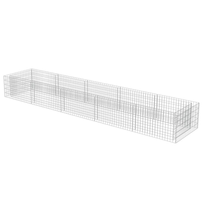 Strat înălțat gabion, 450 x 90 x 50 cm, oțel galvanizat - WALTI WALTI