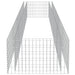 Strat înălțat gabion, 450 x 90 x 50 cm, oțel galvanizat - WALTI WALTI