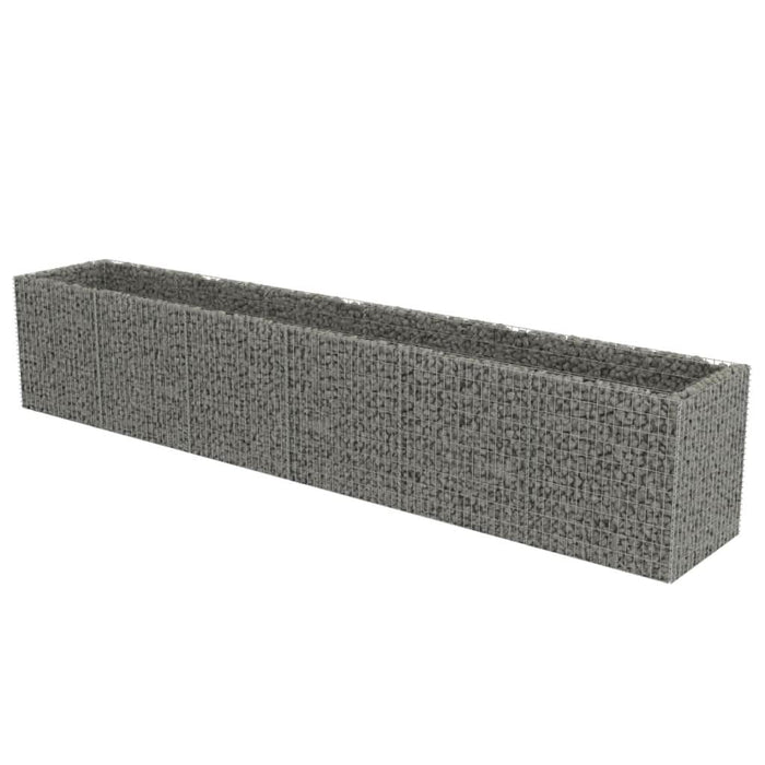 Strat înălțat gabion, 540 x 90 x 100 cm, oțel galvanizat - WALTI WALTI