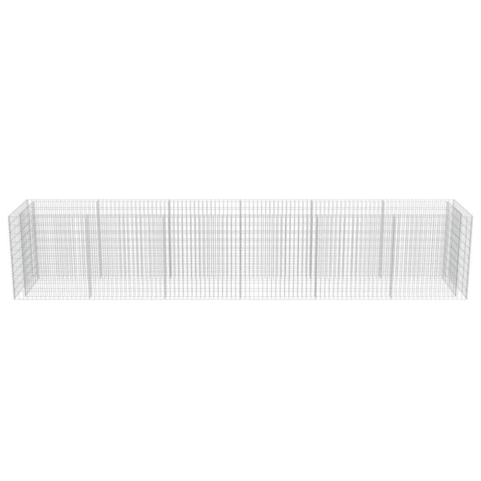 Strat înălțat gabion, 540 x 90 x 100 cm, oțel galvanizat - WALTI WALTI