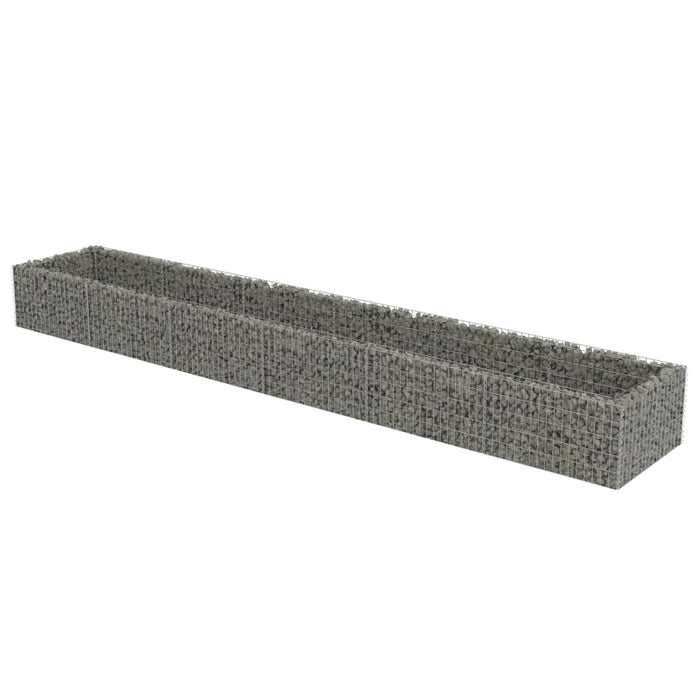 Strat înălțat gabion, 540 x 90 x 50 cm, oțel galvanizat - WALTI WALTI