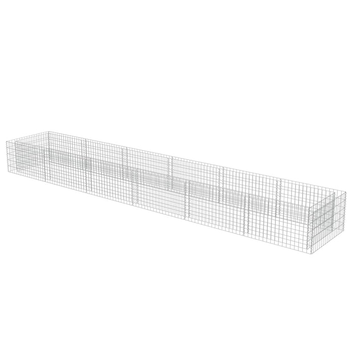 Strat înălțat gabion, 540 x 90 x 50 cm, oțel galvanizat - WALTI WALTI
