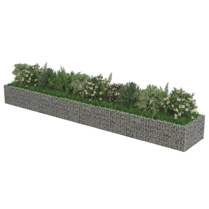 Strat înălțat gabion, 540 x 90 x 50 cm, oțel galvanizat - WALTI WALTI